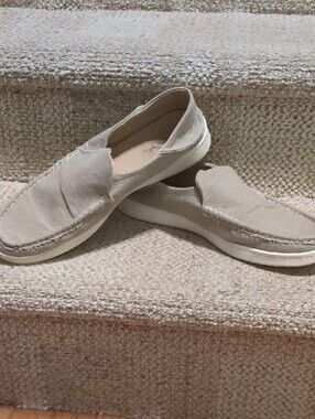 Panama Jack Men's Slip-On Loafers in Light Taupe